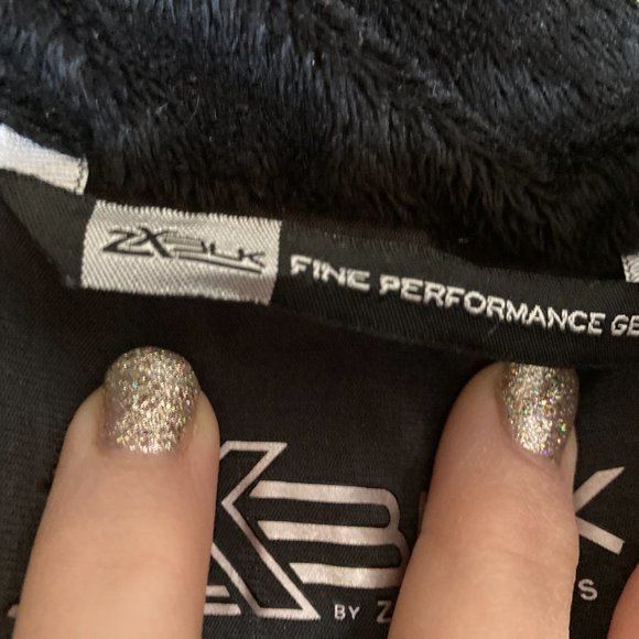 Black Women's Small Winter Puffer coat - Picture 3 of 5